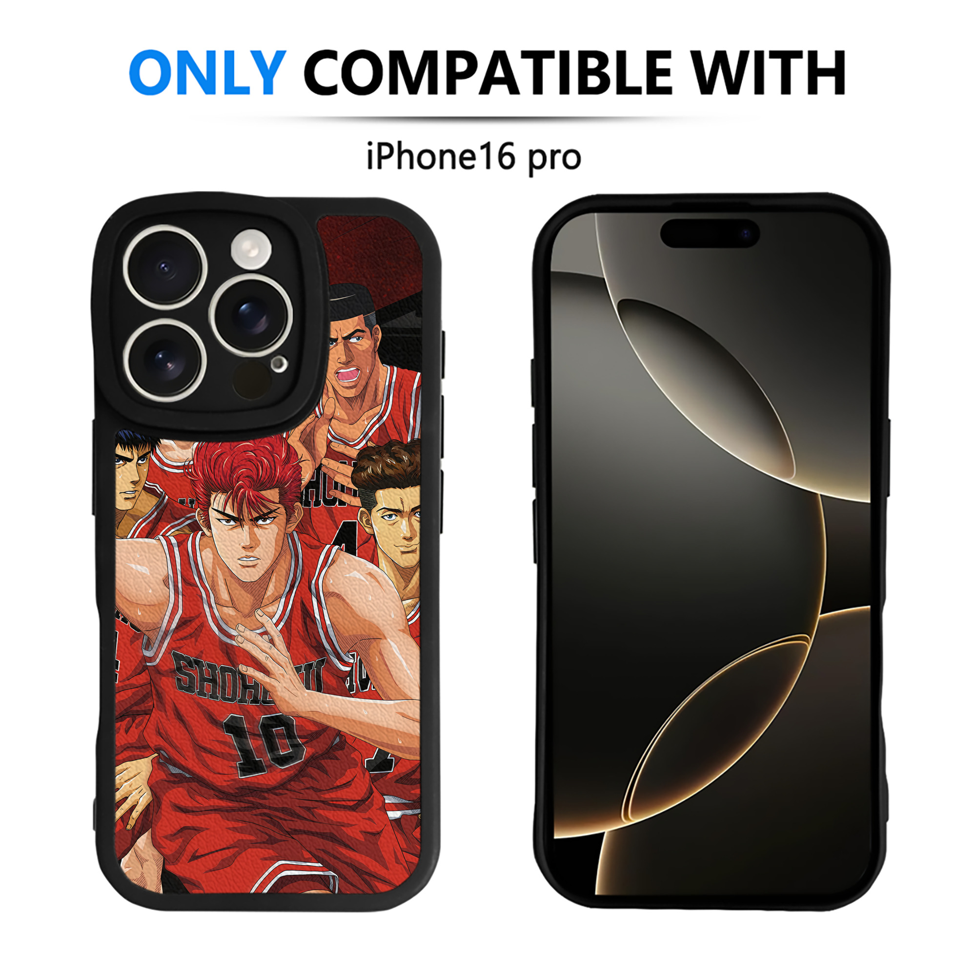（画像用） SLAM DUNK／スラムダンク 【iPhone 16シリーズ対応】シリコンスマホケース（レザー調） 材質：シリコン